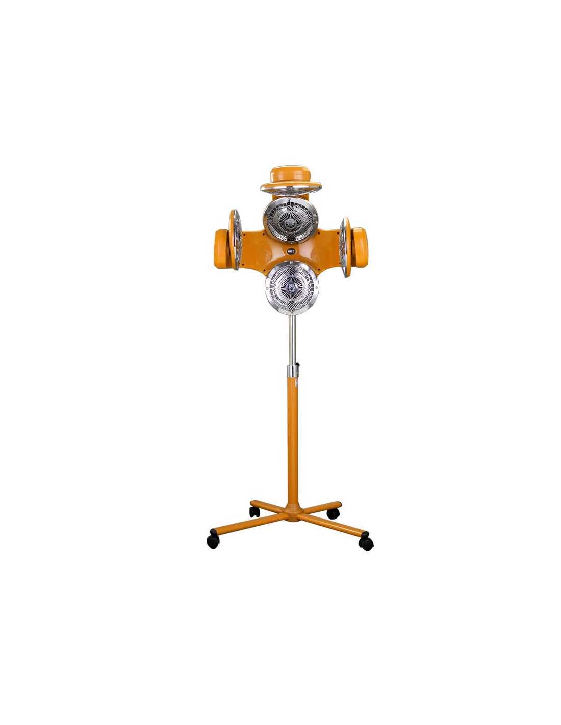 Climazon helmet on orange infrared quartz stand