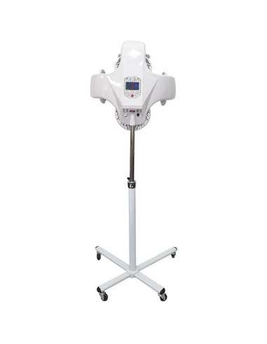 Climazon helmet on stand, white infrared quartz hairdressing helmet