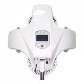 Climazon BERACCI L-7000BL Casque climazon sur pied coiffure infra quartz blanc