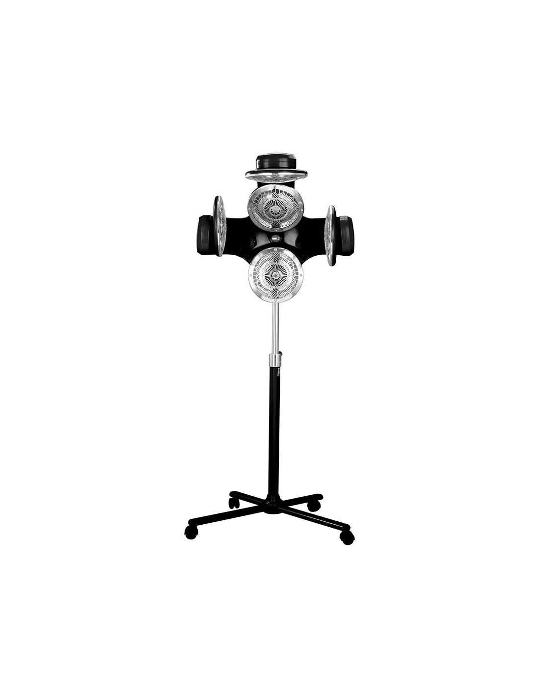 Climazon helmet on stand, black infrared quartz hairdressing helmet