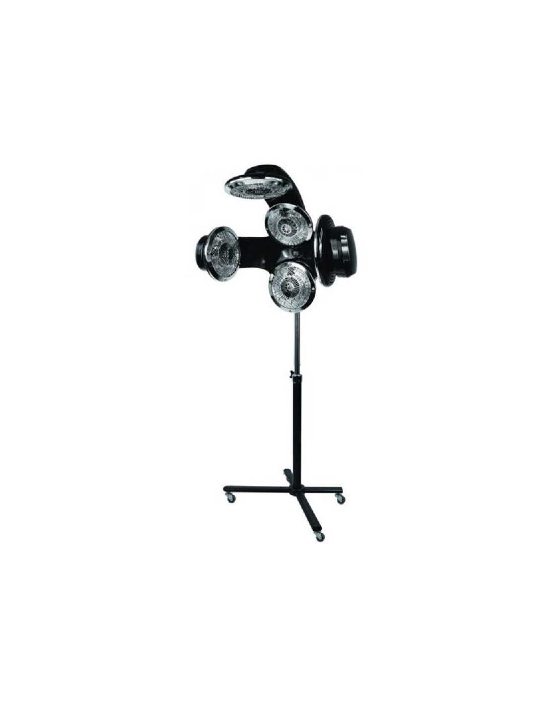 Climazon helmet on stand, black infrared quartz hairdressing helmet