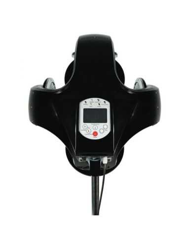Climazon-Helm auf Ständer, schwarzer Infrarot-Quarz-Friseurhelm