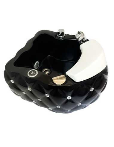 Fauteuil Pédicure Spa Massant 0036988 Bassine Bain Pieds Pédicure Noir Spa Diam