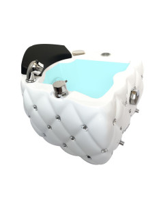 Bad voetenbad pedicure spa wit diam 2