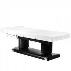 Table de spa électrique qaus noir et blanc avec chauffage