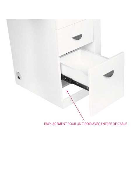 Table Manucure ALMA Professionnel côté Gauche 