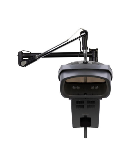 Steam helmet sauna hair wall mounted hairdressing silver black with active ozone