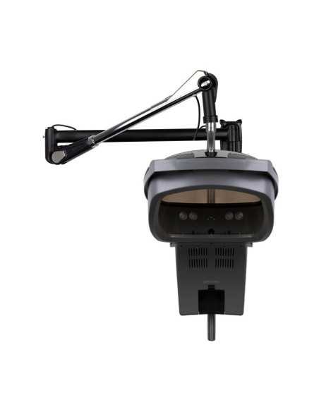 Steam helmet sauna hair wall mounted hairdressing silver black with active ozone