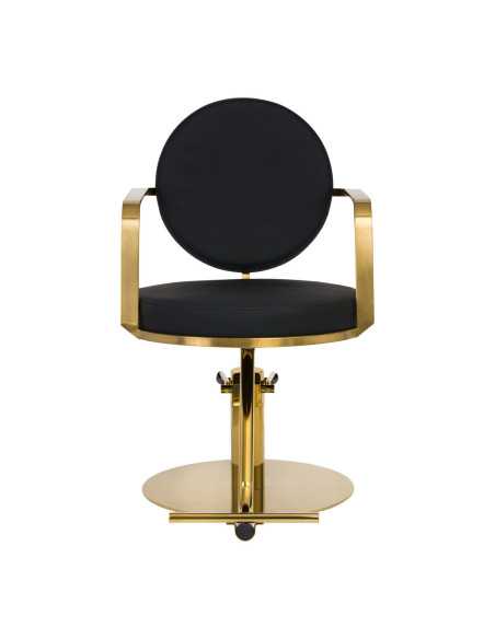 Friseurstuhl Arras schwarz gold