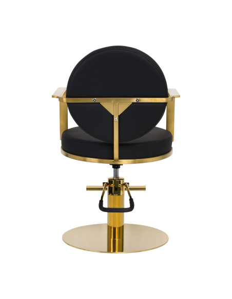 black and gold Arras hairdressing chair