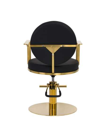 Friseurstuhl Arras schwarz gold