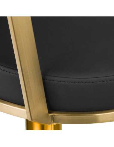 Arras black and gold hairdressing chair {attributes}