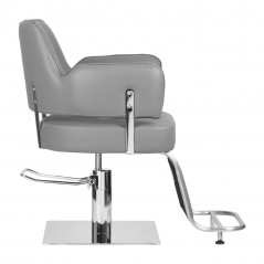GABBIANO HAIRDRESSING CHAIR LINZ SILVER GRAY