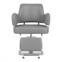 GABBIANO HAIRDRESSING CHAIR LINZ SILVER GRAY 
