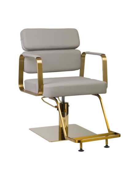 GABBIANO HAIRDRESSING CHAIR PORTO GOLD GRAY