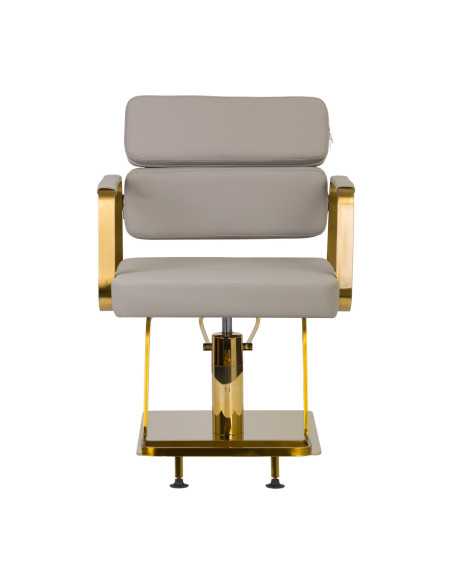 Sillón de peluquería porto gris oro 