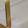 Styling stoel porto grijs goud 