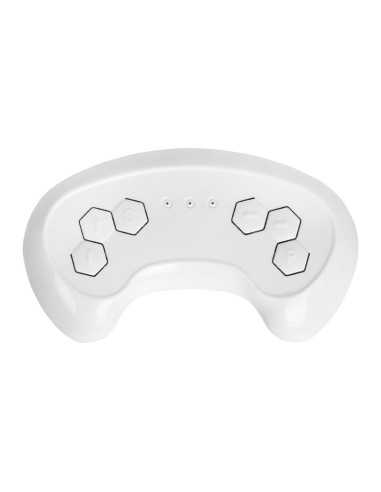 Fauteuil de coiffure enfant voiture bambou blanc 