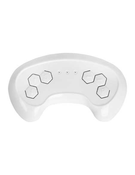 Sedia da parrucchiere per bambini in bambù bianco 