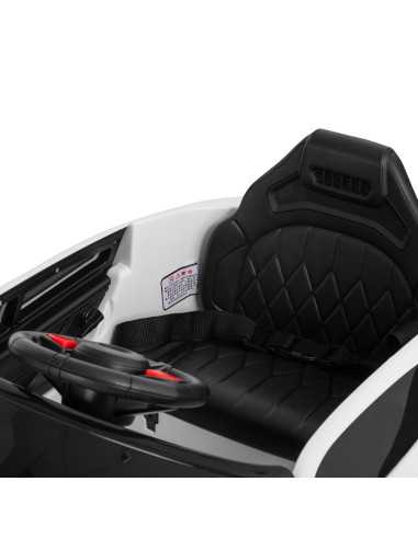 Fauteuil de coiffure enfant voiture bambou blanc 