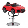 CHILDREN'S HAIRDRESSING CHAIR CAR BABY RED 