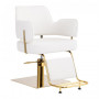 GABBIANO STYLING CHAIR LINZ GOLD WHITE