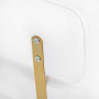 GABBIANO STYLING CHAIR LINZ GOLD WHITE
