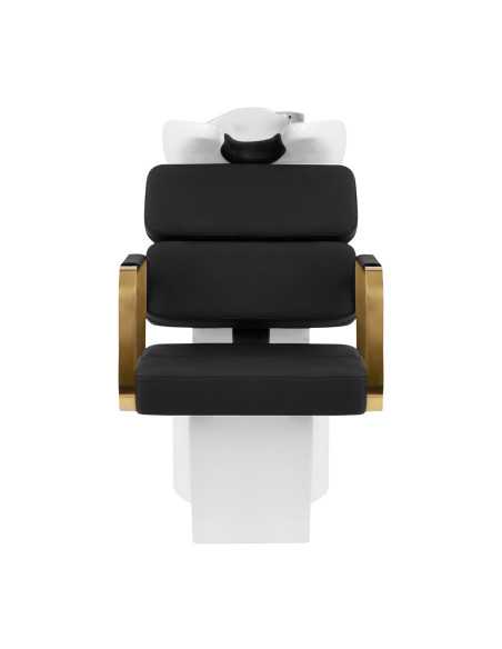 Bacia de shampoo profissional Porto Gold preta