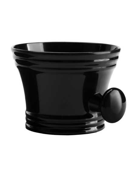 Tigela de barbear h-18 preta, conjunto de 5