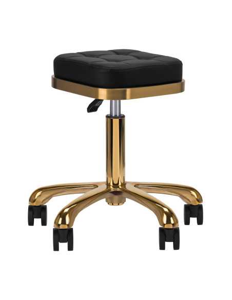 COSMETIC STOOL M-1645 BLACK GOLD