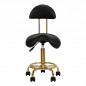 COSMETIC STOOL 6001G BLACK GOLD