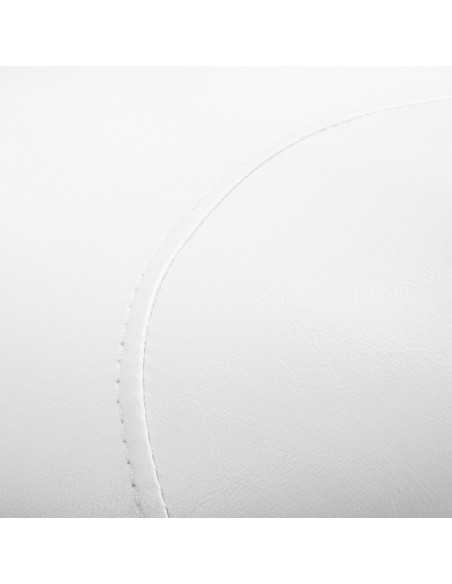 Banco com rodas 140907 Bancos estéticos 6001g branco