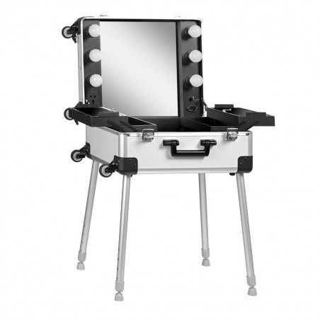 Kovček za voziček z ogledalom in srebrnimi t-27 žarnicami