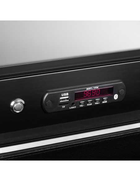 PORTABLE STATION WITH SPEAKERS BLACK