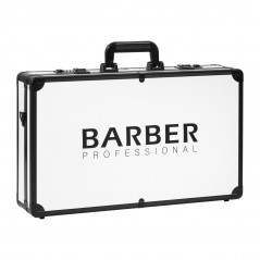BARBER WHITE AND BLACK HAIRDRESSING SUITCASE 