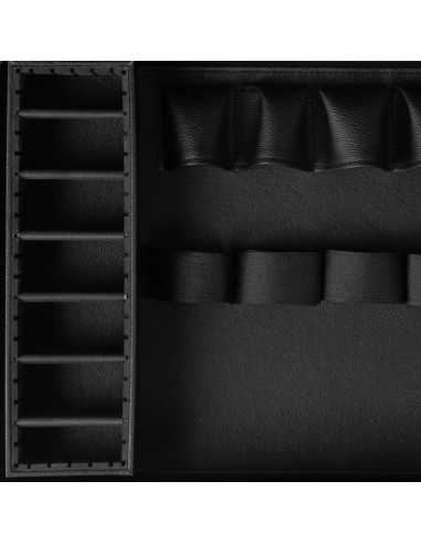 Valise de coiffure barber blanche et noire 