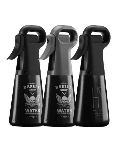Vaporizador spray profissional preto, pacote com 5