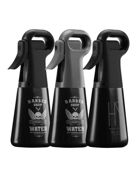 Vaporizador spray profissional preto, pacote com 5
