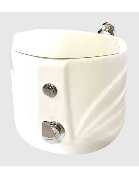 Bassine bain pieds pédicure 00997 Bassine de pédicure Bains pieds spa venis blanc