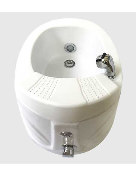 Bassine bain pieds pédicure 00997 Bassine de pédicure Bains pieds spa venis blanc