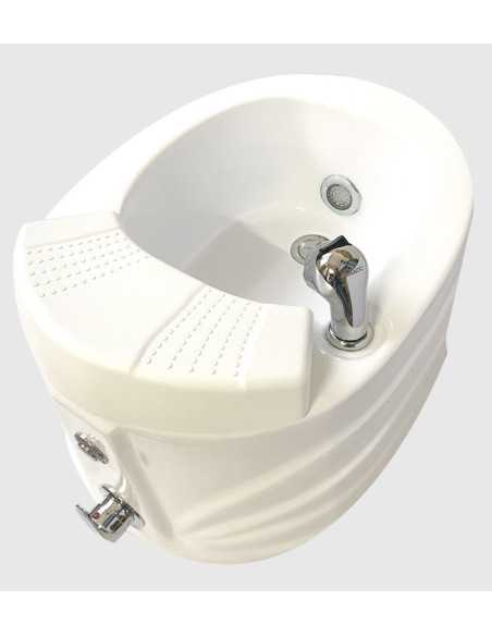 Bassine bain pieds pédicure 00997 Bassine de pédicure Bains pieds spa venis blanc