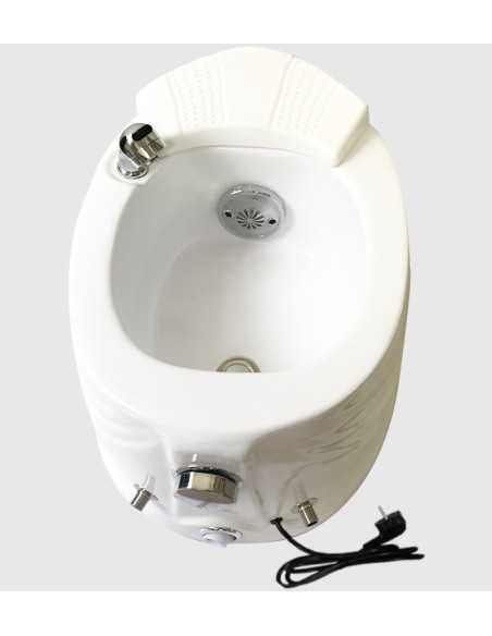 Bassine bain pieds pédicure 00997 Bassine de pédicure Bains pieds spa venis blanc