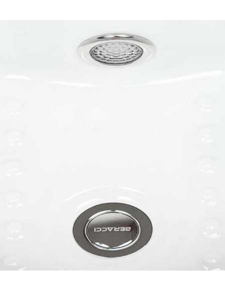 Bassine bain pieds pédicure 00997 Bassine de pédicure Bains pieds spa venis blanc