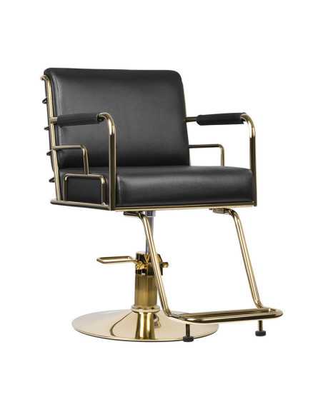 FAUTEUIL DE COIFFURE PRATO OR - NOIR