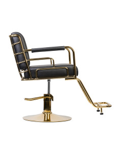 STYLING-SESSEL PRATO GOLD - SCHWARZ 2