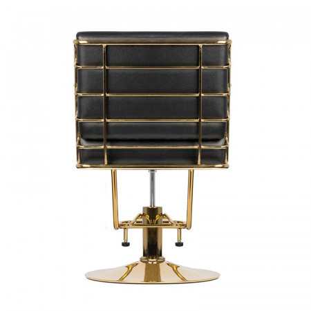 GABBIANO HAIRDRESSING CHAIR PRATO GOLD - BLACK 