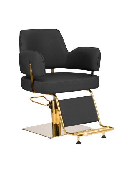 GABBIANO HAIRDRESSING CHAIR LINZ GOLD BLACK 