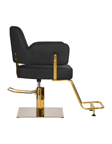 GABBIANO HAIRDRESSING CHAIR LINZ GOLD BLACK 