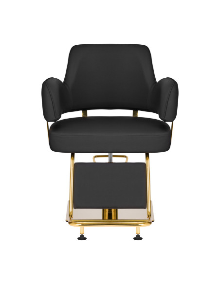 GABBIANO HAIRDRESSING CHAIR LINZ GOLD BLACK 