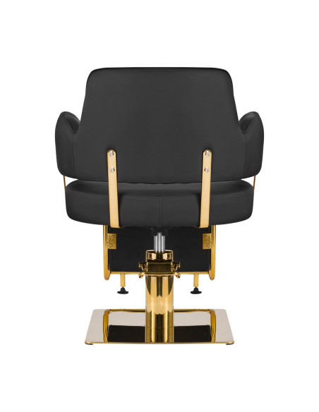 GABBIANO HAIRDRESSING CHAIR LINZ GOLD BLACK 